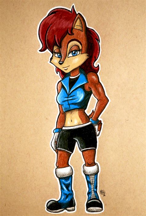 Sally Acorn 2013 Redesign By Art Of Matthew On Deviantart