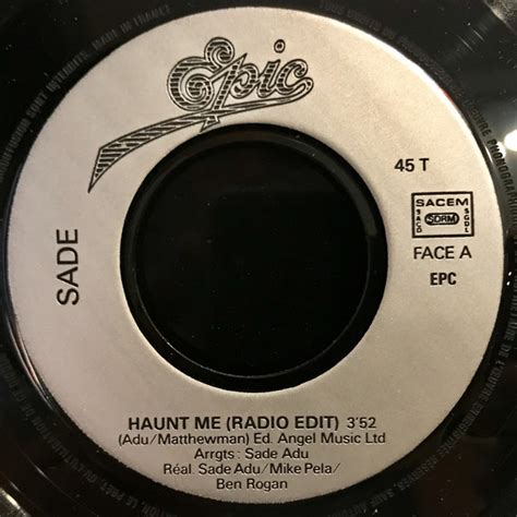 Sade Haunt Me 1988 Vinyl Discogs