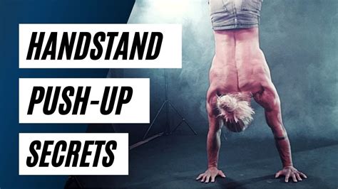 Handstand Push Up Secrets Hspu Tutorial A Different Approach Youtube