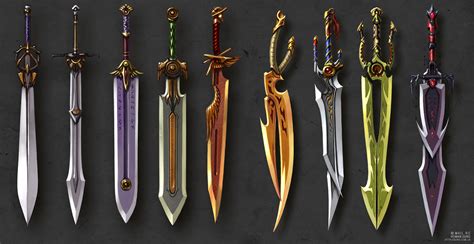 Two Handed Swords And Scissors Swords Concept By Guro On Deviantart