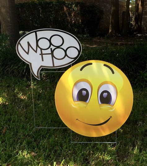 Woo Hoo Emoji Decorations These Are Waterproof And Perfect For Decorating