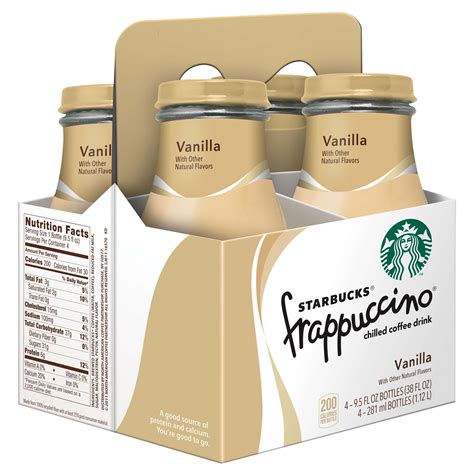 Starbucks Vanilla Frappuccino Coffee Drink Oz Bottles Shop Coffee