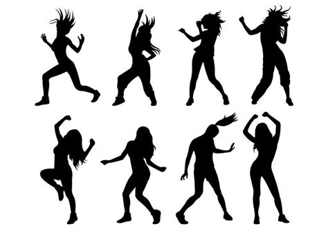 Set Of Zumba Silhouettes Vector Choose From Thousands Of Free Vectors