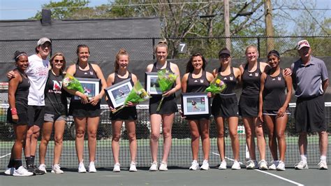 Womens Tennis Secure Historic 22nd Win On Senior Day Newberry