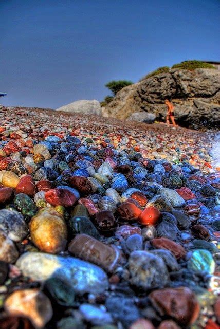 Look At The Color Of The Beach Stones Beach Stones Nature