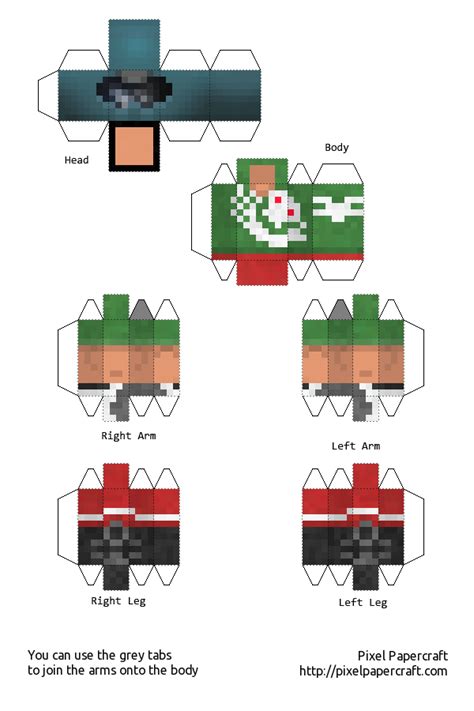 Papercraft Minecraft Xbox Skin Pack Paper Craft Vrogue Co