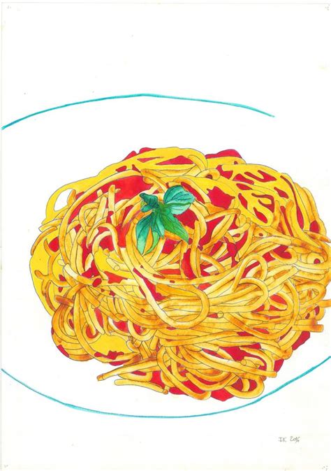 Spaghetti Painting