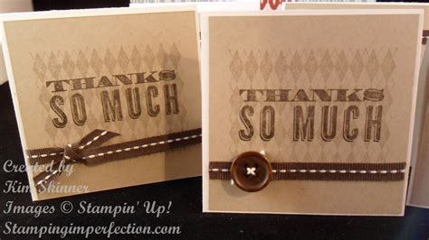 Thank You Card Ideas Stampin Up