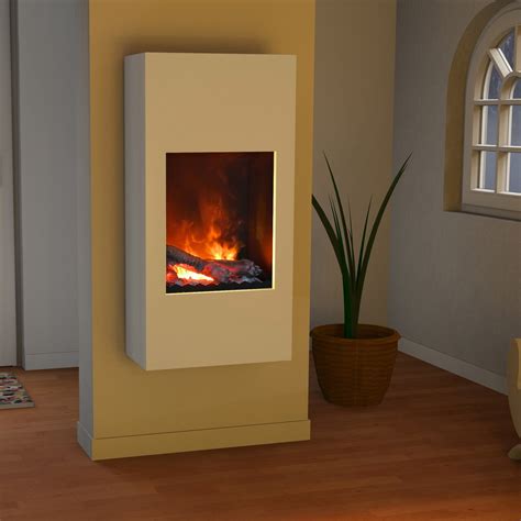 Buy Bergamo Simplico Electric Fireplace Opti Myst Standing Chimney