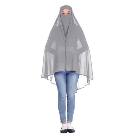Muslim Women Prayer Hijab Niqab Long Scarf Jilbab Islamic Large