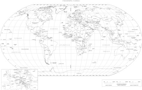 Imagens Do Mapa Mundo Para Imprimir E Colorir Educação Online
