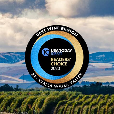 Walla Walla Valley Voted Americas Best Wine Region In The 2020 Usa Today 10best Readers Choice
