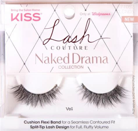 Kiss Lash Couture Naked Drama Collection Eyelashes Veil Ct City Market