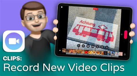 How To Record Video Using The Clips App Youtube