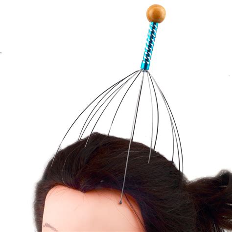 Multifunctional Anti Stress Head Massager Relieve Paid Stress Release Massage Body Tool Set Home