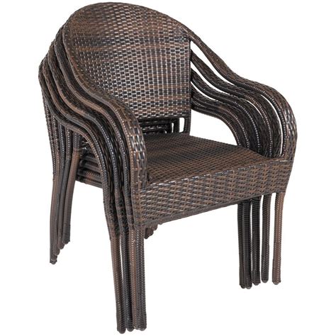 Great for garden or porch. Stack Resin Wicker Arm Chair | Z-GLS-CHR | GLS-60223-10 ...