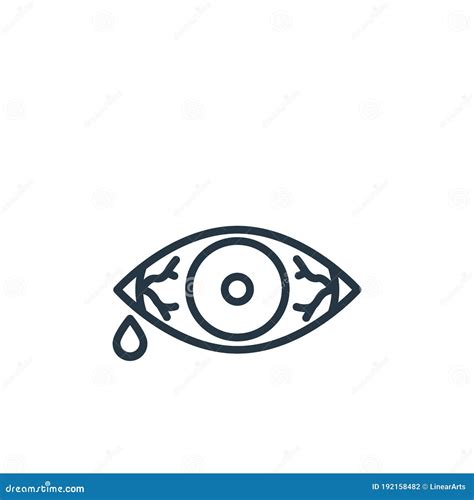 Eyeball Icon Vector From Health Concept Thin Line Illustration Of