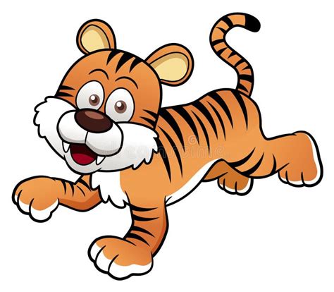 Tiger Cartoonvector Stock Vector Illustration Of Male 29081300