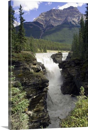 Athabasca Falls Jasper National Park Alberta Canada Photo Canvas