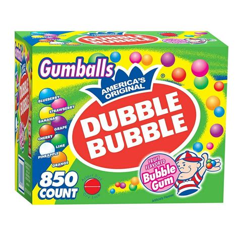 Dubble Bubble Bubble Gum Gumballs 850 Ct