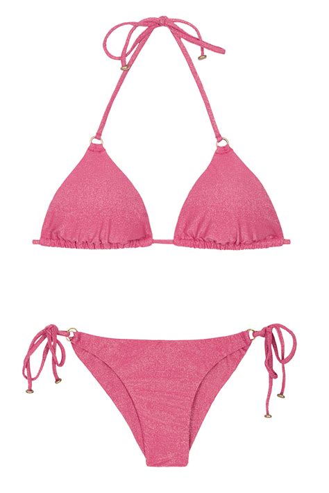 Delta Bikini Set Pink Bikinis Bikini Set Triangle Hot Sex Picture