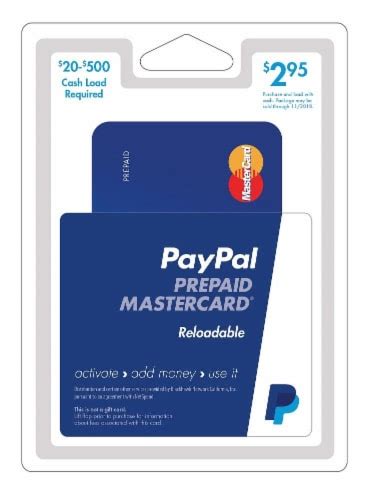 We did not find results for: Fred Meyer - PayPal Mastercard Reloadable Prepaid Debit Card, 1 ct