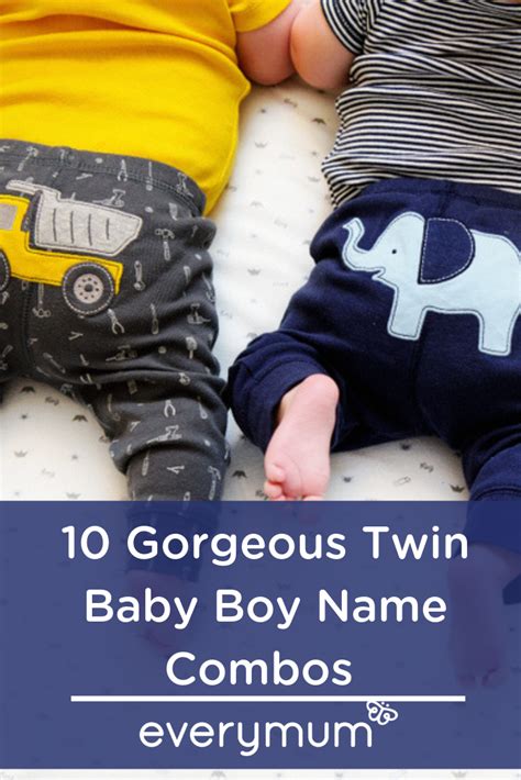 Looking For Some Gorgeous Twin Baby Name Combos For Boys That Go