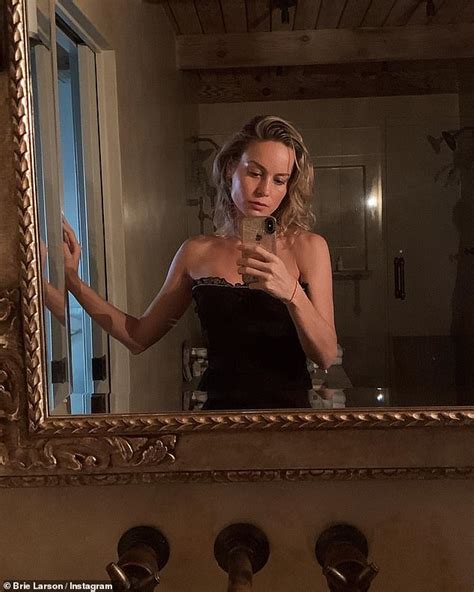 Brie Larson Encourages Her Fans To Register To Vote While Posing For A Mirror Selfie Daily