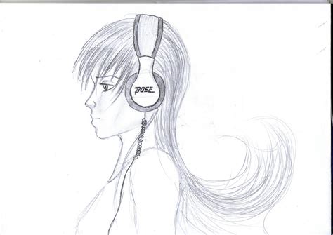 Headphones Girl By Markod151 On Deviantart
