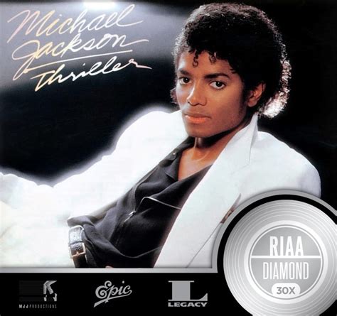 Michael Jacksons Thriller Becomes The First Album To Go 30 Times