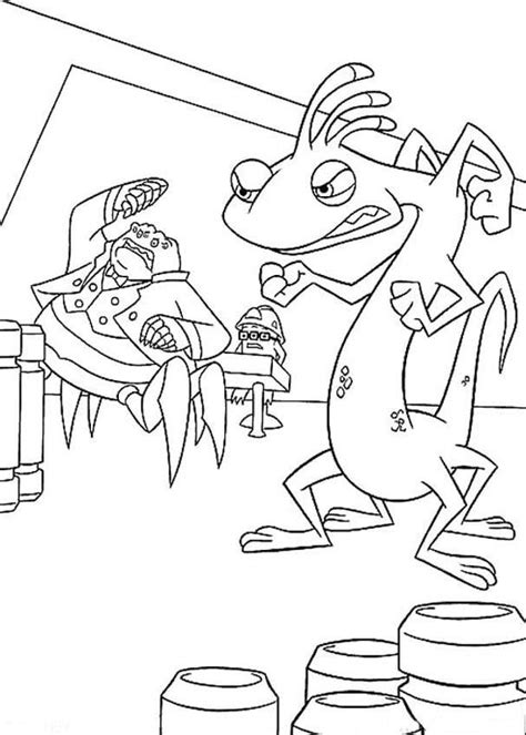 Monsters Inc Coloring Pages Dibujo Para Imprimir Monsters Inc
