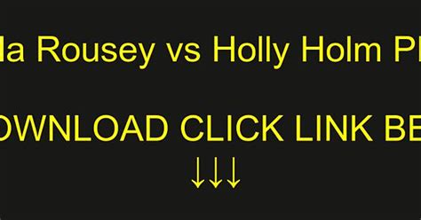 Ufc 193 Ronda Rousey Vs Holly Holm Pdtv X264 Tx Imgur