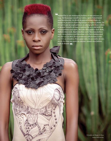 Encyclopédie De La Mode Gabonaise Top Model Gabonais Stella Koumba
