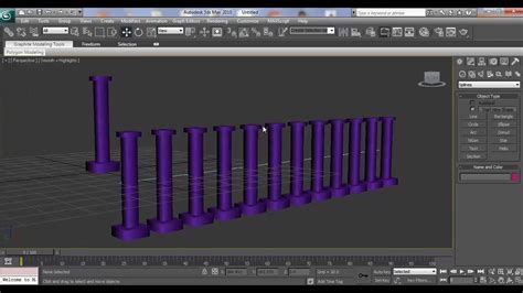 3ds Max Modeling Tutorial How To Add Objects On The Path Youtube