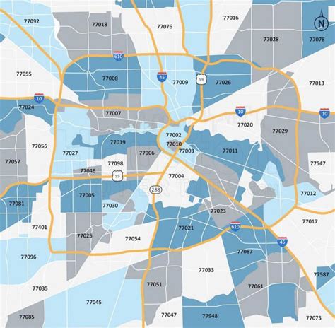 Map Of Houston By Zip Codes Joela Mabelle