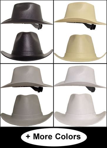 Occunomix Western Cowboy Hard Hats All Colors