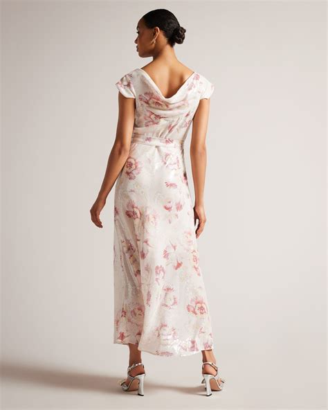 Ninia Ivory Midi Dresses Ted Baker Uk