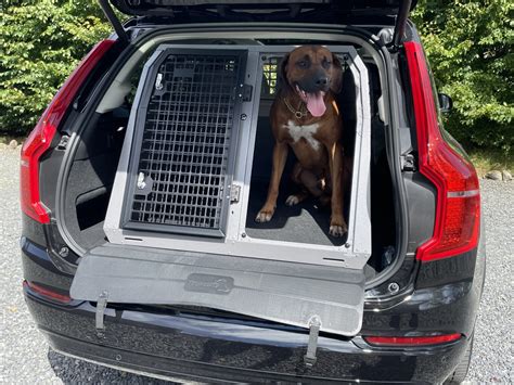 K9c50 Double Dog Cage Dog Cage For Volvo Xc90 Bmw X7 Mercedes Transk9