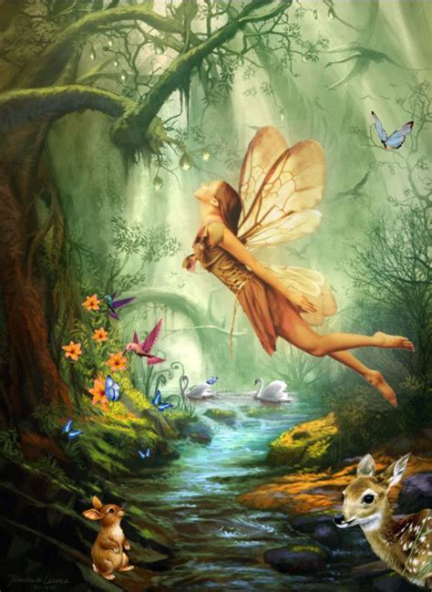 Fairies Of The Forest Magical Creatures Fan Art 41326981 Fanpop