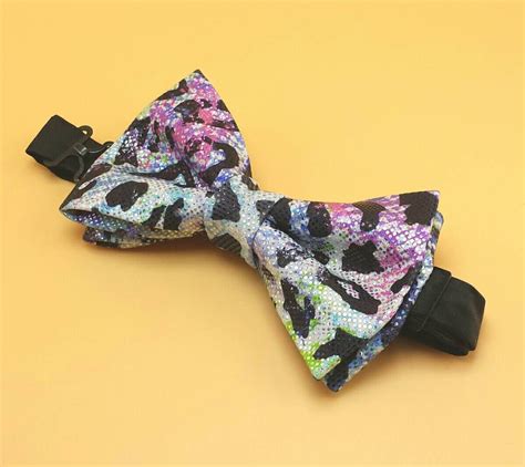 cheetah bow ties female bow ties bow ties for women etsy
