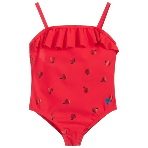 Brand Girls Red Swimsuit At Red Swimsuit Swimsuits