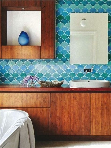 A playful blue and white mosaic tile will really make your bathroom shine. 39 blue green bathroom tile ideas and pictures 2020