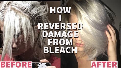 How To Grow Out Breakage From Bleach Hair Routine For Blondes Youtube