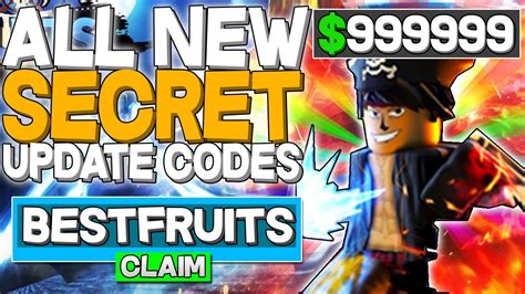 Here's the complete list of blox fruits codes and what they provide when successfully redeemed. Blox Fruits Codes Update 13 - Roblox Blox Fruits Codes ...