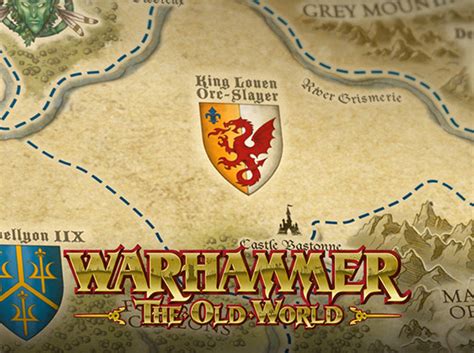Old World New Bretonnia Map War Of Sigmar Warhammer 40000 Age