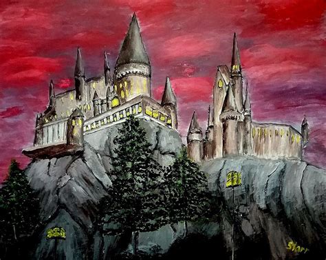 Hogwarts Castle Painting By Irving Starr