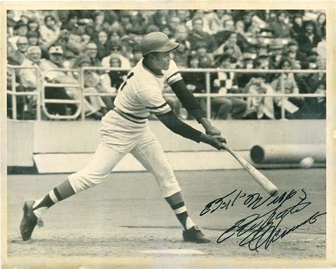 Roberto Clemente Signed 3000th Hit Photo