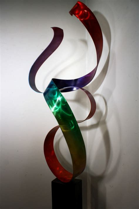 Even our smallest and original designs of sculptural pieces like the paperweights and good luck symbols have special significance and make meaningful and thoughtful gifts. Alex Kovacs - Abstract In-Outdoor Metal Sculpture Rainbow ...
