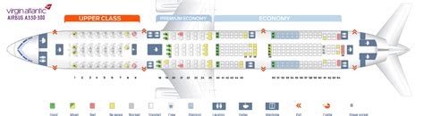 Seat Map Airbus A330 300 Virgin Atlantic Best Seats In Plane
