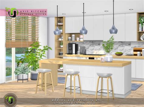 Altara kitchen for the sims 4 by nynaevedesign available at the sims resource download a mix of dark tones highlight the modern style of this urban chic kitchen. Sims 4 Kitchen downloads » Sims 4 Updates » Page 6 of 39